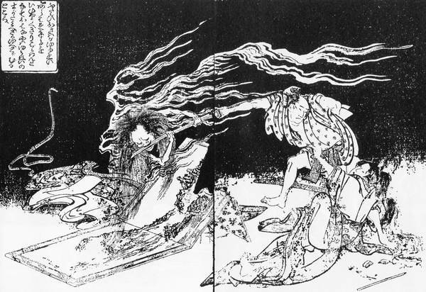 Onryō from the Kinsei-Kaidan-Shimoyonohoshi (近世怪談霜夜星)