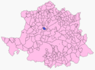 Расположение муниципалитета Ольгера на карте провинции