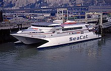 HSC HoverSpeed Great Britain at Dover in 1992 HoverSpeed Great Britain.jpg