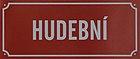 Čeština: Hudební ulice v Plzni English: Hudební street, Plzeň, Czech Republic.