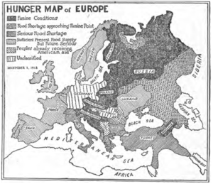 Hunger Map of Europe- The New York Times Current History-May 1919.png