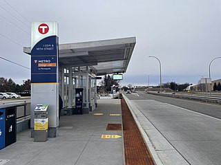 <span class="mw-page-title-main">I-35W & 98th Street station</span> Bus station in Bloomington, Minnesota