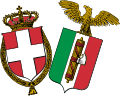 Piccolo stemma del Regno d'Italia dal 27 marzo 1927 all'11 aprile 1929