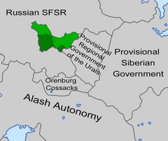 Mapa Idel-Ural