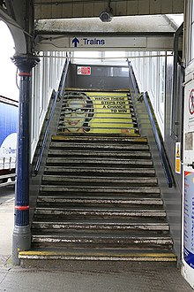 Integrating the creative and the media can result in imaginative and powerful messages that grab attention and are noticed Imaginative advertising on Brockenhurst Station - geograph.org.uk - 170785.jpg