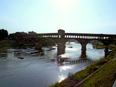 Italy Pavia Ponte vecchio.JPG