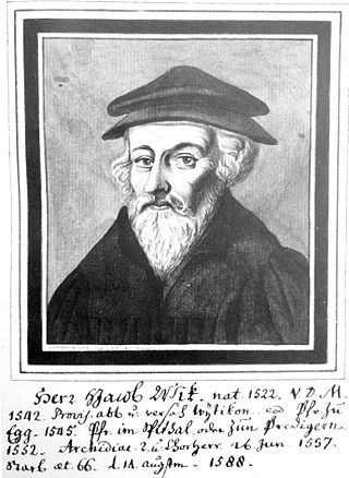 <span class="mw-page-title-main">Johann Jakob Wick</span> Protestant clergyman