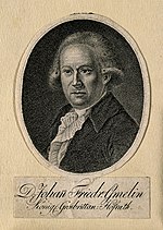 Thumbnail for File:Johann Friedrich Gmelin. Stipple engraving. Wellcome V0002276.jpg