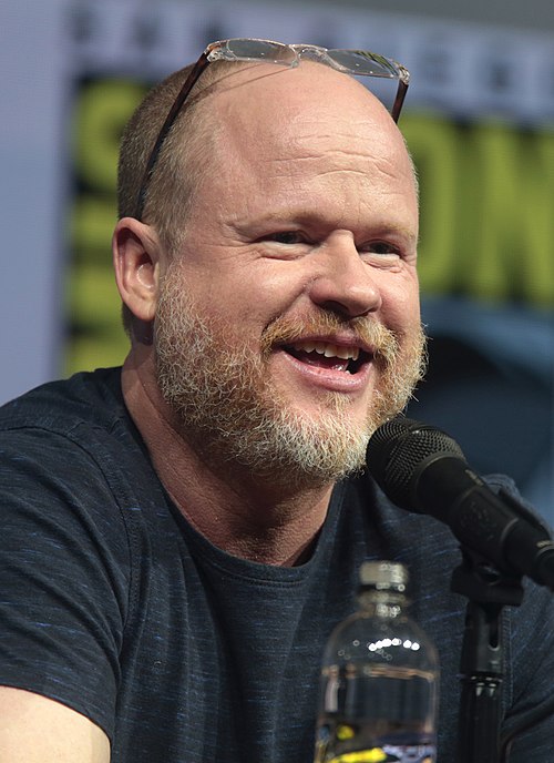 Whedon at the 2018 San Diego Comic-Con