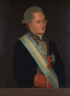 Juan Vicente de Güemes, 2nd Count of Revillagigedo Spanish general and viceroy of New Spain