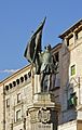 Statue de Juan Bravo, Ségovie, Espagne.   1er septembre 2012