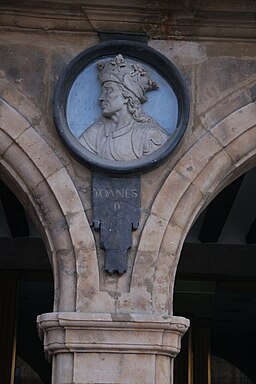 Juan II de Castilla-Plaza Mayor de Salamanca