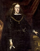 Charles II, the last Habsburg king of Spain (r. 1665-1700) Juan de Miranda Carreno 002.jpg