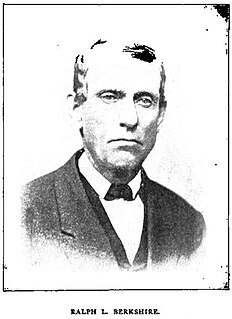 <span class="mw-page-title-main">Ralph Lazier Berkshire</span> American judge (1815–1902)