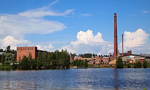 L'usine Plywood et la Teollisuustalo.