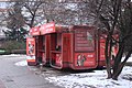 A two-cell K67 fast food kiosk in Kalisz, Poland