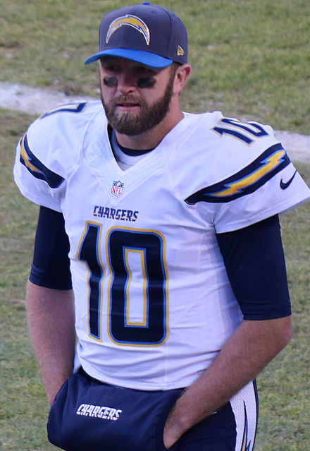Clemens with the Chargers in 2016