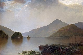 <i>Lake George</i> (John Frederick Kensett) Painting by John Frederick Kensett