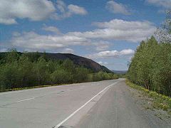 R504 Kolyma Highway near Magadan