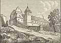 Kościół św. Michała na rycinie z 1855 r.