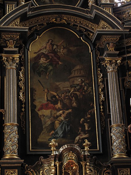 File:Kostel sv. Jakuba (Kutná Hora), obraz stětí sv. Jakuba.JPG