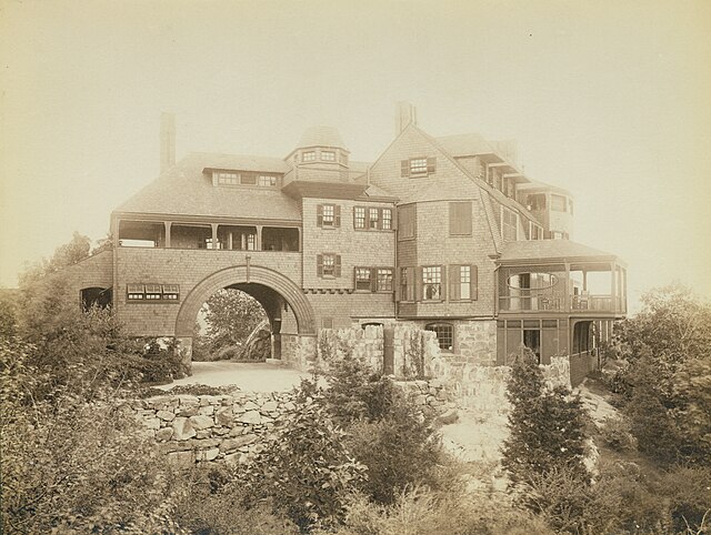 "Kragsyde," Manchester-by-the-Sea, Massachusetts (1883–1885, demolished 1929), Peabody and Stearns, architects