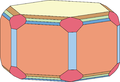 flächeräichen Apatitkristall mat {100}, {110}, {001}, {111}, {201}, {101} an {102}