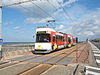 A Belgian Coast Tram between Ostend and Middelkerke in 2006