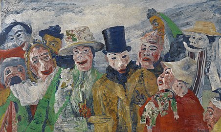 The Intrigue (1890), oil on canvas, 90 x 150 cm., Royal Museum of Fine Arts Antwerp