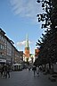 Lübeck: Blick durch die Breite Straße auf St. Jakobi