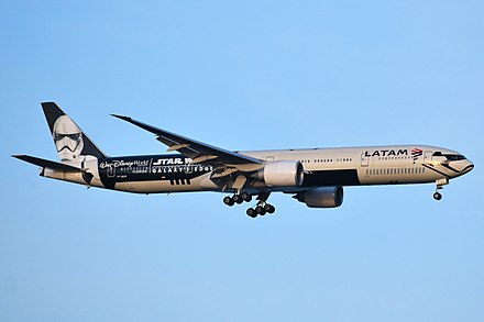 LATAM Brasil Boeing 777-300ER (Star Wars: Galaxy's Edge/Disney World livery)