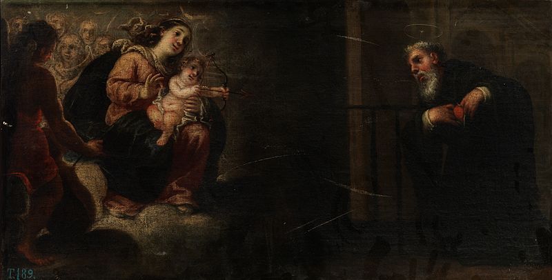 File:La Virgen y el Niño transverberando el corazón a San Agustín, de José García Hidalgo (Museo del Prado).jpg