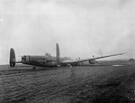 Lancaster crash-landed on FIDO Feb 1944 IWM CE 135.jpg