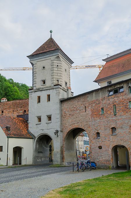 Landsberg am Lech, Stadtbefestigung, Sandauertor 002