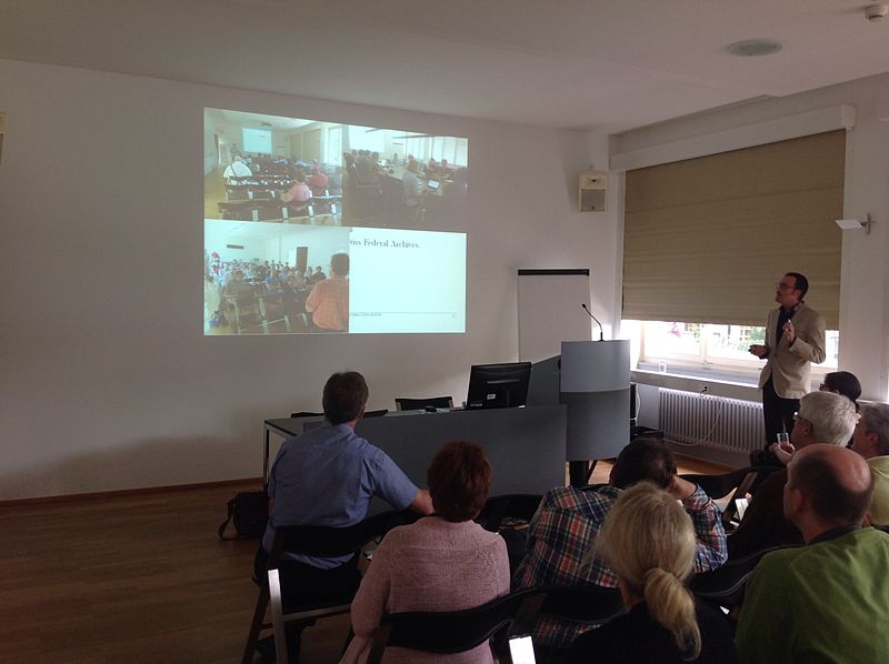 File:Library Science Talk @ Swiss National Library 20140924- Wikipedian in Residence.jpg