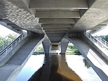 Los dos arcos paralelos que cruzan el Vienne