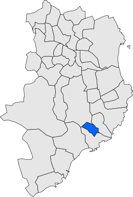 Vall-llobrega - Localizazion