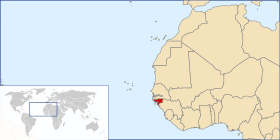 Vendndodhja - Guinea Bisau