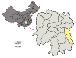 Zhuzhou - Carte