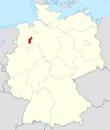 Tyskland, beliggenhed af Vechta markeret