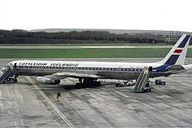 Loftleidir - Icelandic Airlines Douglas DC-8-63CF Haafke.jpg