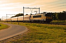 EuroNight, vermutlich EN 437/447/1237 "Jan Kiepura" nach Kopenhagen, Warschau und Prag, unterwegs in den Niederlanden (2013)