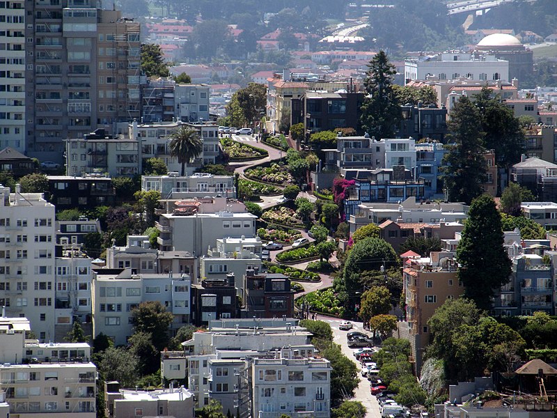 File:Lombard Street from Coit Tower, June 2017.JPG