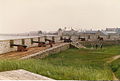 Mur de la forteresse orientale avec des canons