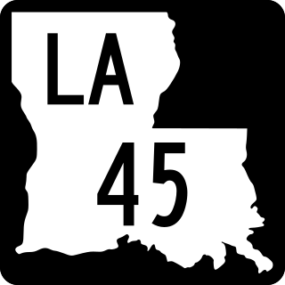 <span class="mw-page-title-main">Louisiana Highway 45</span> State highway in Louisiana, United States