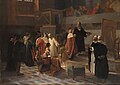 Ludovico il Moro visita il Cenacolo di Leonardo