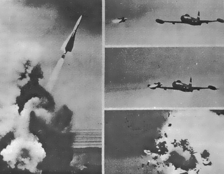 File:MIM-23A Hawk destroys QF-80 target drone c1958.jpg