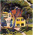 English: Staudacher's house at the Tegernsee (1910) Deutsch: Staudacherhaus am Tegernsee