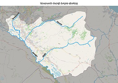 Major rivers flowing through the Ararat Province