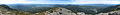 A panoramic view from the top of Mount Mansfield.